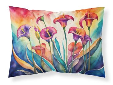 Calla Lilies in Color Standard Pillowcase Lightweight Super Soft Easy Care Decorative Artwork Pillowcase, Standard