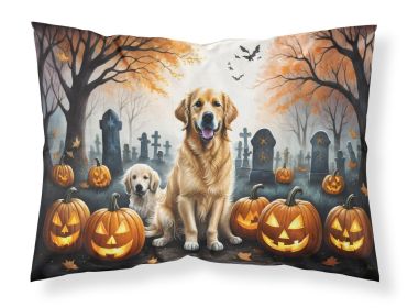 Golden Retriever Spooky Halloween Standard Pillowcase Lightweight Super Soft Easy Care Decorative Artwork Pillowcase, Standard (Default: Default)