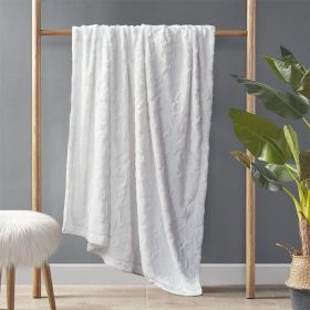 Oversized Faux Fur Throw (Color: as Pic)